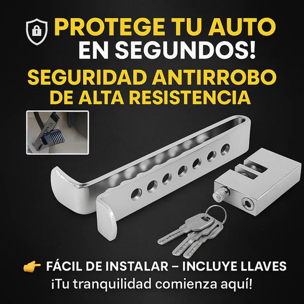 Traba Pedal Candado Auto Antirrobo